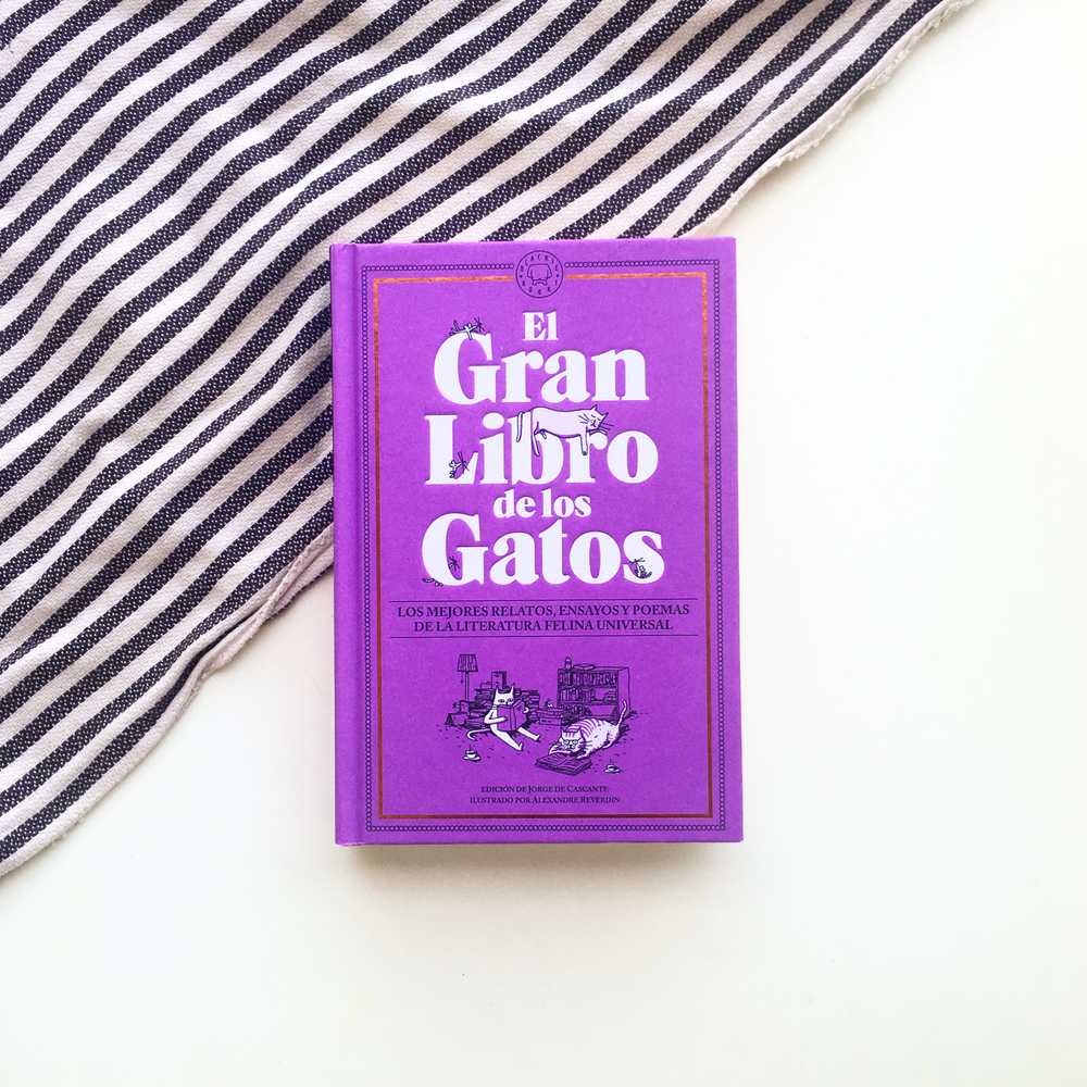 Cubierta del libro El gran libro de los gatos escrito por Jorge de Cascante