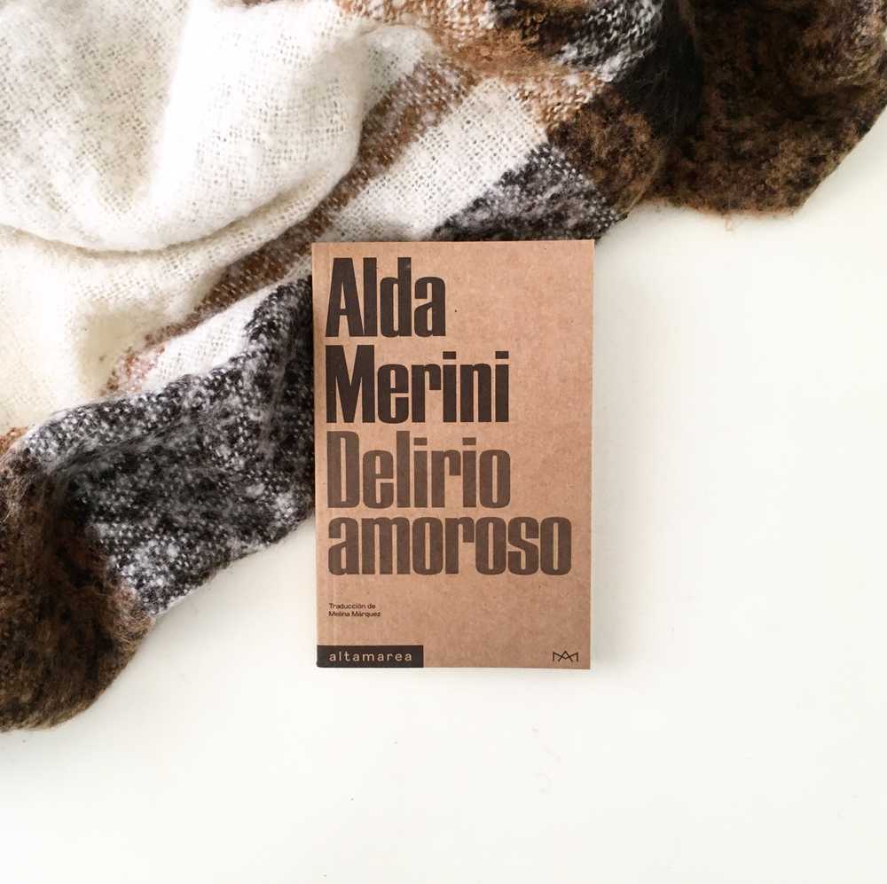 Cubierta del libro Delirio amoroso escrito por Alda Merini